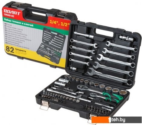  - Наборы инструментов Волат 19040-82 (82 предмета) - 19040-82 (82 предмета)