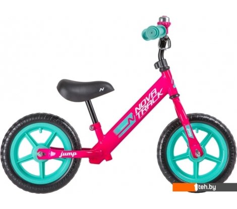  - Беговелы Novatrack Jump 12 2020 (розовый) - Jump 12 2020 (розовый)