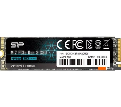  - SSD Silicon-Power P34A60 512GB SP512GBP34A60M28 - P34A60 512GB SP512GBP34A60M28