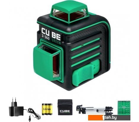 - Лазерные нивелиры ADA Instruments Cube 2-360 Green Professional Edition А00534 - Cube 2-360 Green Professional Edition А00534