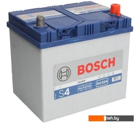  - Автомобильные аккумуляторы Bosch S4 024 (560410054) 60 А/ч JIS - S4 024 (560410054) 60 А/ч JIS