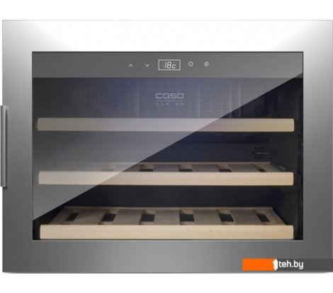  - Винные шкафы CASO WineSafe 18 EB Inox - WineSafe 18 EB Inox