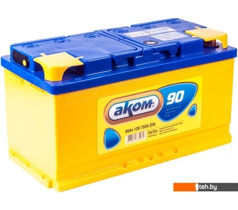 - Автомобильные аккумуляторы AKOM 6СТ-90VL L+ (90 А·ч) - 6СТ-90VL L+ (90 А·ч)