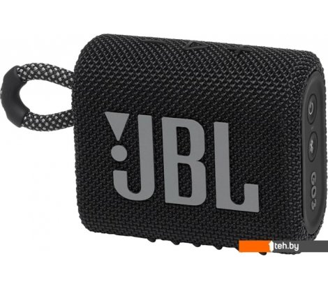 - Беспроводные и портативные колонки JBL Go 3 (черный) - Go 3 (черный)