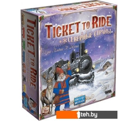  - Настольные игры Мир Хобби Ticket To Ride: Северные страны - Ticket To Ride: Северные страны
