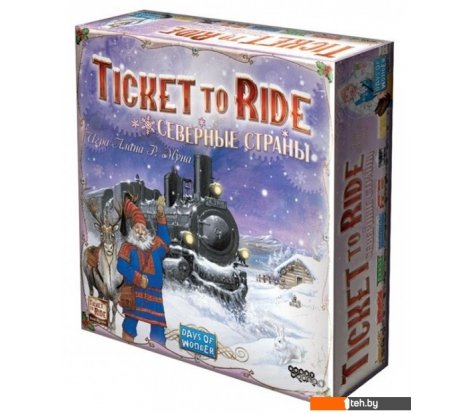  - Настольные игры Мир Хобби Ticket To Ride: Северные страны - Ticket To Ride: Северные страны