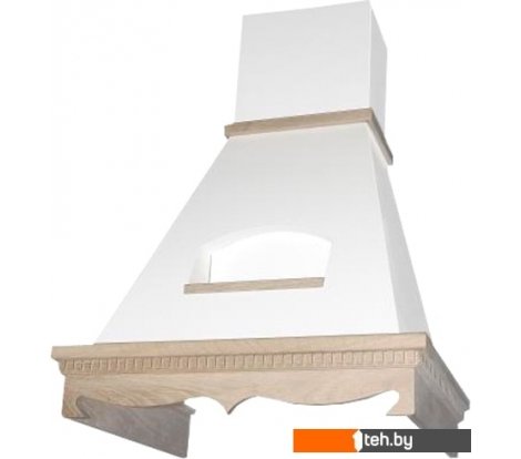  - Вытяжки Elikor Бельведер 60П-650-П3Д (бежевый/дуб неокрашенный) - Бельведер 60П-650-П3Д (бежевый/дуб неокрашенный)