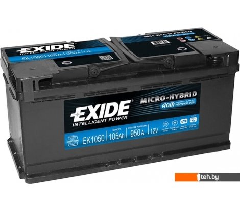  - Автомобильные аккумуляторы Exide Start-Stop AGM EK1050 (105 А·ч) - Start-Stop AGM EK1050 (105 А·ч)