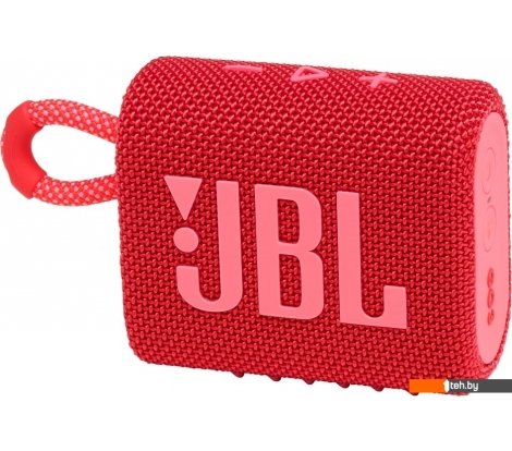  - Беспроводные и портативные колонки JBL Go 3 (красный) - Go 3 (красный)