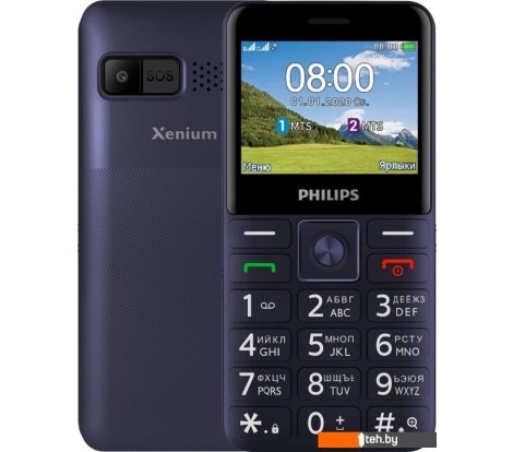  - Мобильные телефоны Philips Xenium E207 (синий) - Xenium E207 (синий)