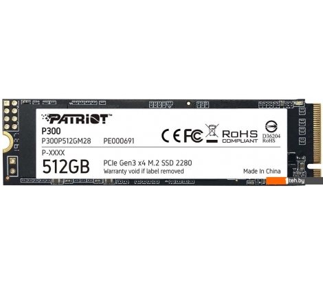 - SSD Patriot P300 512GB P300P512GM28 - P300 512GB P300P512GM28