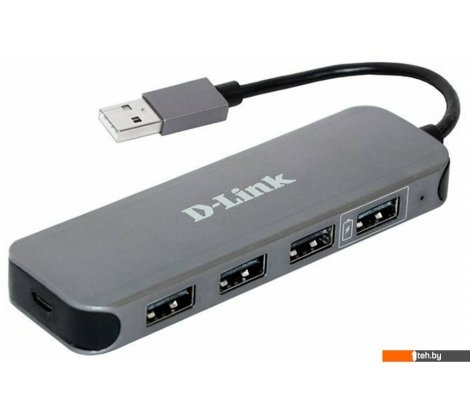  - USB-хабы и док-станции D-Link DUB-H4-E1A - DUB-H4-E1A