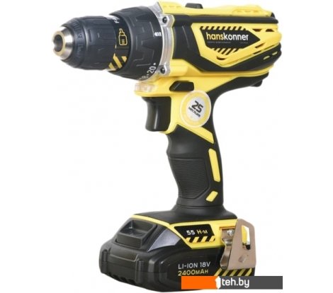  - Шуруповерты, гайковерты, электроотвертки Hanskonner HCD1838R (с 2-мя АКБ) - HCD1838R (с 2-мя АКБ)