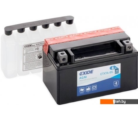  - Мотоциклетные аккумуляторы Exide ETX7A-BS (6 А·ч) - ETX7A-BS (6 А·ч)