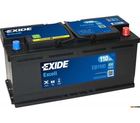  - Автомобильные аккумуляторы Exide Excell EB1100 (110 А/ч) - Excell EB1100 (110 А/ч)