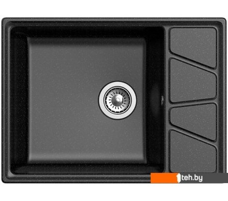  - Кухонные мойки GranFest GF-V-680L (черный) - GF-V-680L (черный)