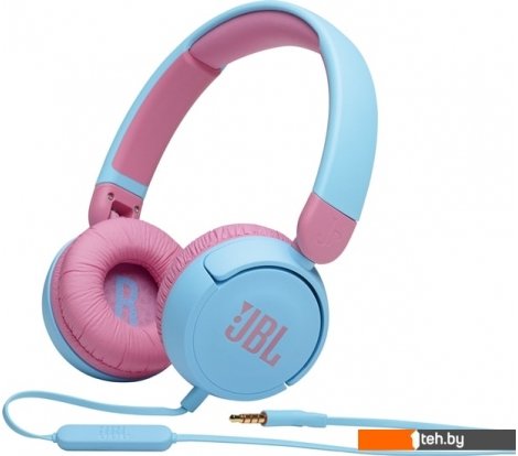  - Наушники и гарнитуры JBL JR310 (голубой/розовый) - JR310 (голубой/розовый)