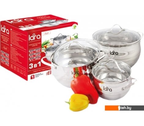 - Кастрюли Lara LR02-86 Apple - LR02-86 Apple