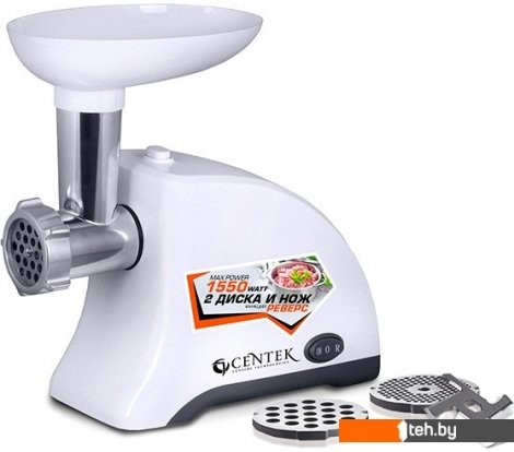  - Мясорубки CENTEK CT-1609 (белый) - CT-1609 (белый)