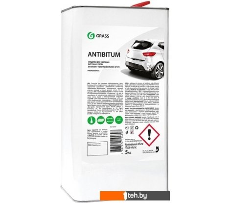  - Автохимия и автокосметика для кузова Grass Очиститель битумных пятен Antibitum 5л 150101 - Очиститель битумных пятен Antibitum 5л 150101