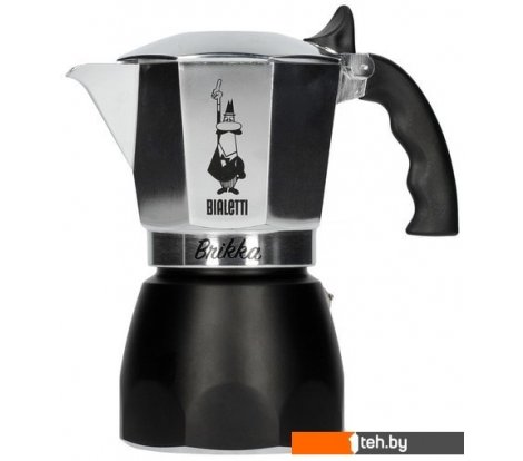  - Заварочные чайники, кофеварки, френч-прессы Bialetti Brikka 2020 (4 порции, черный) - Brikka 2020 (4 порции, черный)