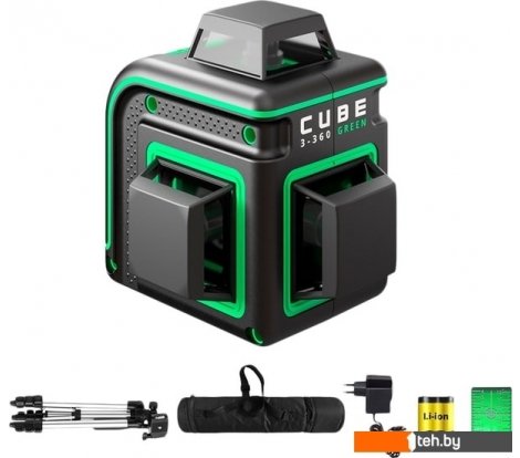  - Лазерные нивелиры ADA Instruments Cube 3-360 Green Professional Edition А00573 - Cube 3-360 Green Professional Edition А00573