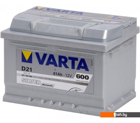  - Автомобильные аккумуляторы Varta Silver Dynamic D21 561 400 060 (61 А/ч) - Silver Dynamic D21 561 400 060 (61 А/ч)