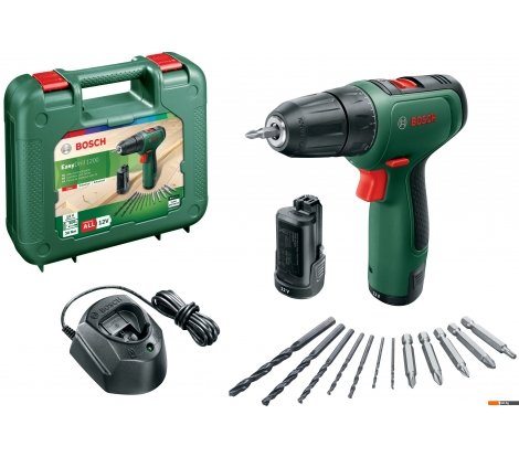  - Шуруповерты, гайковерты, электроотвертки Bosch EasyDrill 1200 06039D3007 (с 2-мя АКБ, кейс) - EasyDrill 1200 06039D3007 (с 2-мя АКБ, кейс)