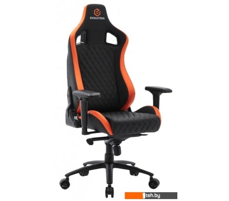  - Офисные кресла и стулья Evolution Omega (черный/оранжевый) - Omega (черный/оранжевый)