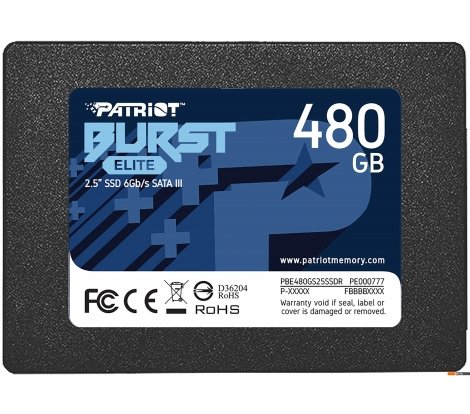  - SSD Patriot Burst Elite 480GB PBE480GS25SSDR - Burst Elite 480GB PBE480GS25SSDR