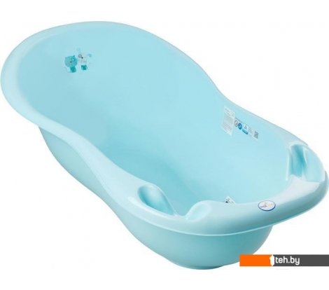  - Ванночки и аксессуары для купания малышей Tega Пес и Кот со сливом и градусником (голубой) PK-005 ODPLYW-101 - Пес и Кот со сливом и градусником (голубой) PK-005 ODPLYW-101