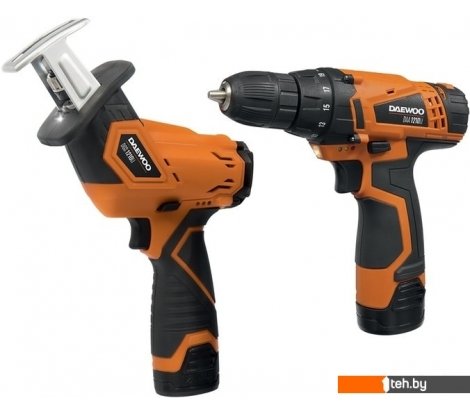  - Шуруповерты, гайковерты, электроотвертки Daewoo Power DGA 1220Li SET (шуруповерт, сабельная пила, 2 АКБ, сумка) - DGA 1220Li SET (шуруповерт, сабельная пила, 2 АКБ, сумка)