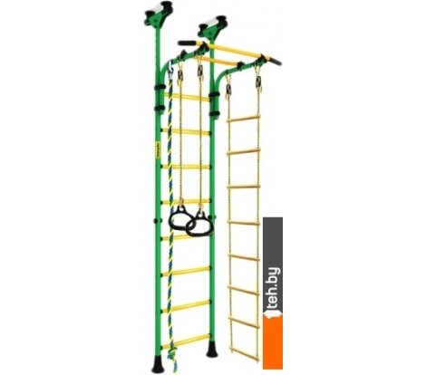  - Детские спортивные комплексы и игровые площадки Kampfer Strong Kid Ceiling Стандарт (зеленый/желтый) - Strong Kid Ceiling Стандарт (зеленый/желтый)