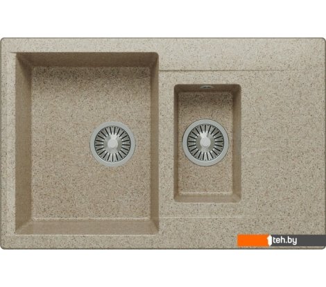  - Кухонные мойки Polygran Brig-770 (песочный 302) - Brig-770 (песочный 302)