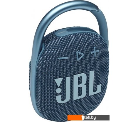  - Беспроводные и портативные колонки JBL Clip 4 (синий) - Clip 4 (синий)