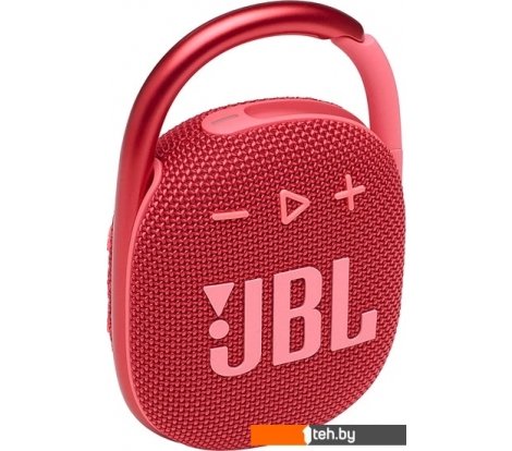  - Беспроводные и портативные колонки JBL Clip 4 (красный) - Clip 4 (красный)