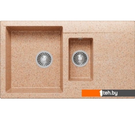  - Кухонные мойки Polygran Brig-870 (песочный 302) - Brig-870 (песочный 302)
