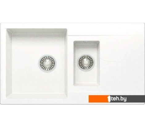  - Кухонные мойки Polygran Brig-870 (белый хлопок 36) - Brig-870 (белый хлопок 36)