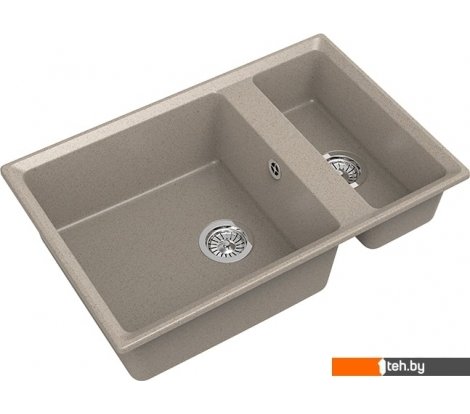 - Кухонные мойки GranFest GF-LV-760K (песочный) - GF-LV-760K (песочный)