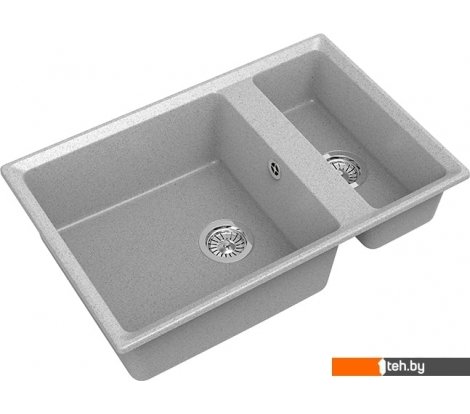 - Кухонные мойки GranFest GF-LV-760K (серый) - GF-LV-760K (серый)