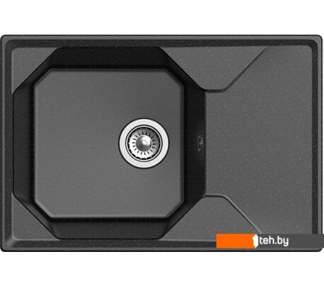  - Кухонные мойки GranFest GF-U-740L (черный) - GF-U-740L (черный)