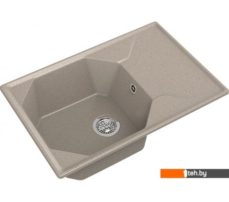 - Кухонные мойки GranFest GF-U-740L (песочный) - GF-U-740L (песочный)