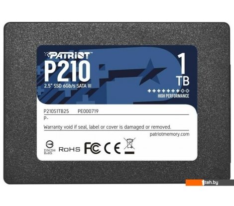  - SSD Patriot P210 1TB P210S1TB25 - P210 1TB P210S1TB25