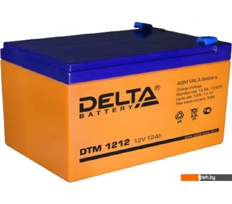  - Аккумуляторы для ИБП Delta DT 1212 (12В/12 А·ч) - DT 1212 (12В/12 А·ч)