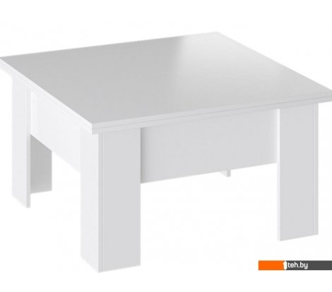  - Журнальные столики и столы-трансформеры Трия Glance тип 1 (белый/стекло белый глянец) - Glance тип 1 (белый/стекло белый глянец)