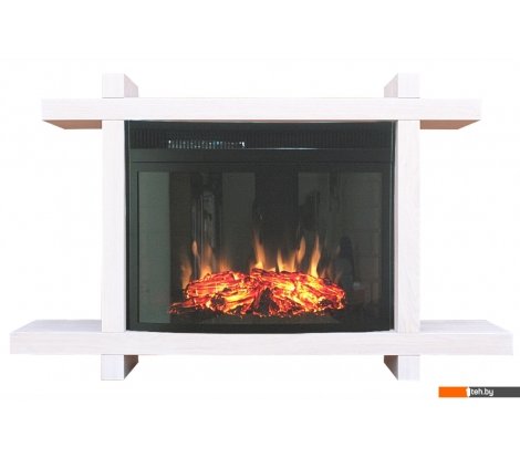  - Электрокамины и биокамины Smolcom Tokio L33/FS33 (белый дуб) - Tokio L33/FS33 (белый дуб)