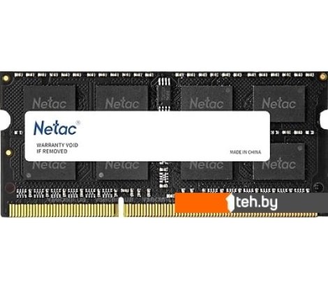  - Оперативная память Netac Basic 4GB DDR3 SODIMM PC3-12800 NTBSD3N16SP-04 - Basic 4GB DDR3 SODIMM PC3-12800 NTBSD3N16SP-04