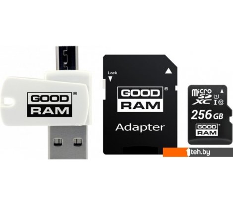  - Карты памяти GOODRAM ALL in ONE microSDXC M1AA-2560R12 256GB - ALL in ONE microSDXC M1AA-2560R12 256GB