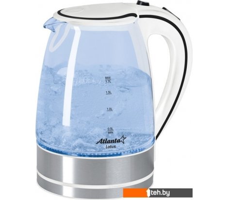  - Чайники и термопоты Atlanta ATH-691 (белый/черный) - ATH-691 (белый/черный)