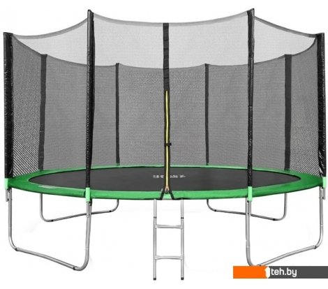  - Батуты Happy Jump 14ft Pro 435 см с внешней сеткой и лестницей - 14ft Pro 435 см с внешней сеткой и лестницей